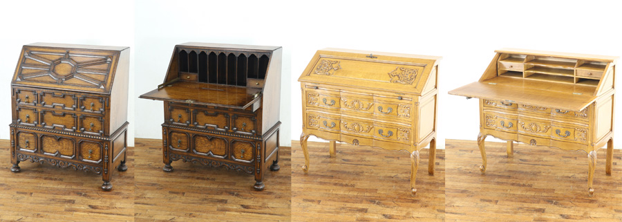 アンティーク家具のライティングビューローについて、アンティーク家具買い付け歴20年以上の私がいろいろとご説明します。