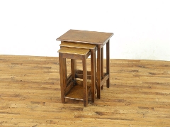 素朴な雰囲気 シンプルデザイン ネストテーブル 57442