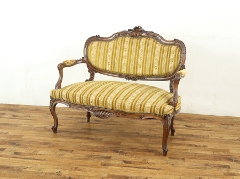 貴婦人たちの憩いの椅子 ルイ15世様式サロンソファ 64431a