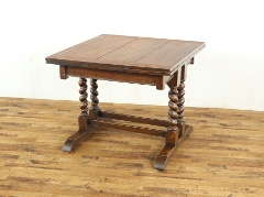 珍しいスタイル ツイストレッグ ドローリーフテーブル 58101